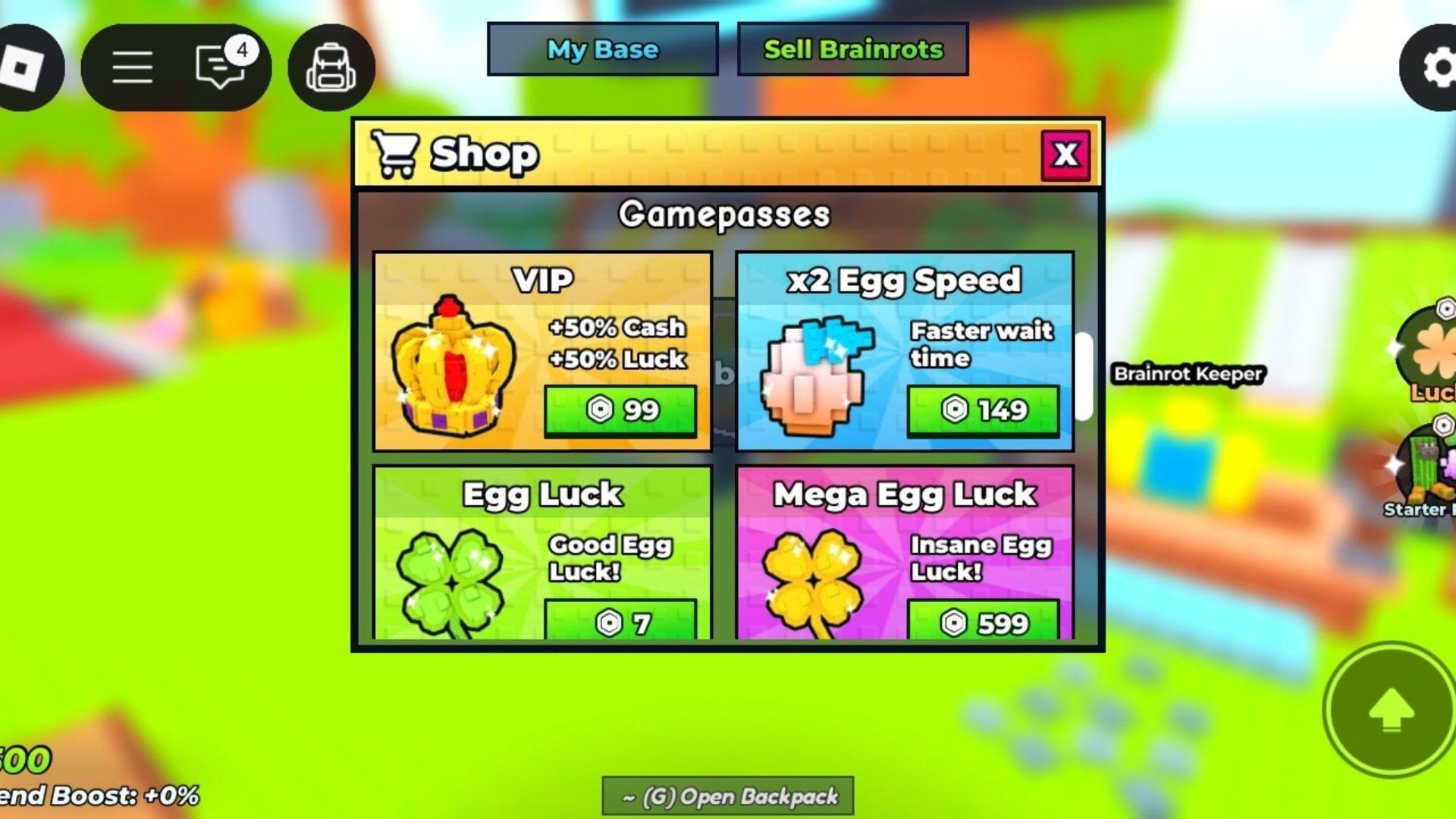 Trade fruits and items with other players.
